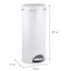 imageMunchkin STEP Diaper Pail Powered by Arm ampamp Hammer 1 in Odor Control AwardWinning Includes 1 Snap Seal ampamp Toss Bag 1 Starter Refill Ring and 1 PUCK Baking Soda CartridgeDiaper Pail