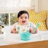 imageMunchkin Toddler Suction Bowl Plate and Spoon Baby Led Weaning and Infant and Toddler Self Feeding Cest Silicone Mealtime Set Silicone Mint