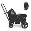 imageMunchkin Collapsible Wagon for Kids Foldable UltraCompact and Lightweight Stroller Wagon AllTerrain Wheels Adjustable Sun Canopy  Holds Up to 2 Passengers Black