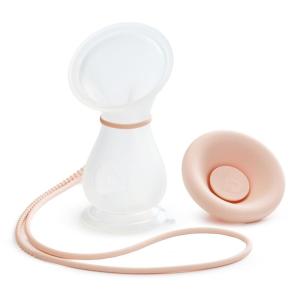 imageMunchkin Manual Breast Pump  Portable Pump for Expressing Milk at Home Work and On The Go 4 Ounce SiliconeBreast Pump