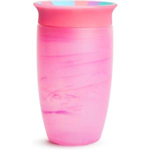 imageMunchkin Miracle 360 Toddler Sippy Cup Spill Proof 10 Ounce Tropical Swirl PinkMultiPink