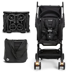 imageMunchkin Night Owl Lightweight Travel Stroller with Wheel Lights Ultra Compact Baby Stroller for Everyday Travel and Easy Storage Essential Gear for Babies ampamp Toddlers Black