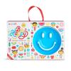 imageMunchkin Be Happy Toddler Dining Set Includes Suction Plate Straw Cup and Utensil Set PinkBlue