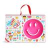 imageMunchkin Be Happy Toddler Dining Set Includes Suction Plate Straw Cup and Utensil Set PinkPink