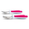 imageMunchkin Be Happy Toddler Dining Set Includes Suction Plate Straw Cup and Utensil Set PinkPink