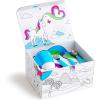 imageMunchkin Color Me Hungry 7pc Toddler Feeding Supplies Set Includes Plates Bowl Open Cup and Utensils in a Gift Box BlueBlue 7pc Set