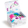 imageMunchkin Color Me Hungry 7pc Toddler Feeding Supplies Set Includes Plates Bowl Open Cup and Utensils in a Gift Box BluePink 7pc Set