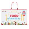 imageMunchkin Food Adventure Splash Toddler Dining Set Includes Plate and Stainless Steel Utensils BlueBlue