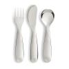 imageMunchkin Food Adventure Splash Toddler Dining Set Includes Plate and Stainless Steel Utensils BlueBlue