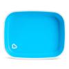 imageMunchkin Food Adventure Splash Toddler Dining Set Includes Plate and Stainless Steel Utensils BlueBlue
