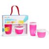 imageMunchkin Nibbles ampamp Giggles Toddler Gift Set Includes 10oz Miracle 360 Cup and Snack Catcher PinkPink