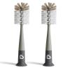 imageMunchkin Bristle Bottle Brush Modern Design 2 Pack GreyGray