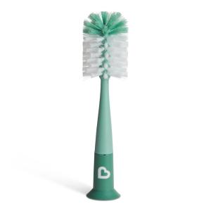 imageMunchkin Bristle Bottle Brush Modern Design 2 Pack GreySage