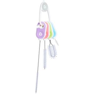 imageMunchkin Details Bottle and Cup Cleaning Brush 4 Piece Set with Key Ring4 Piece Set