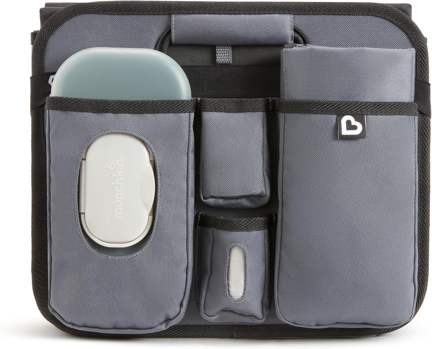 imageMunchkin Brica OutnAbout Trunk and Car Organizer with Diaper Changing Station Collapsible GreyTrunk Organizer