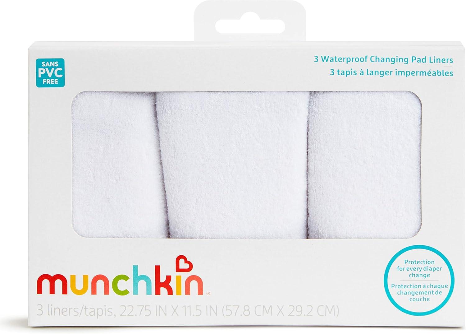 imageMunchkin Waterproof Changing Pad Liners 6 Count3 Count  Pack of 1