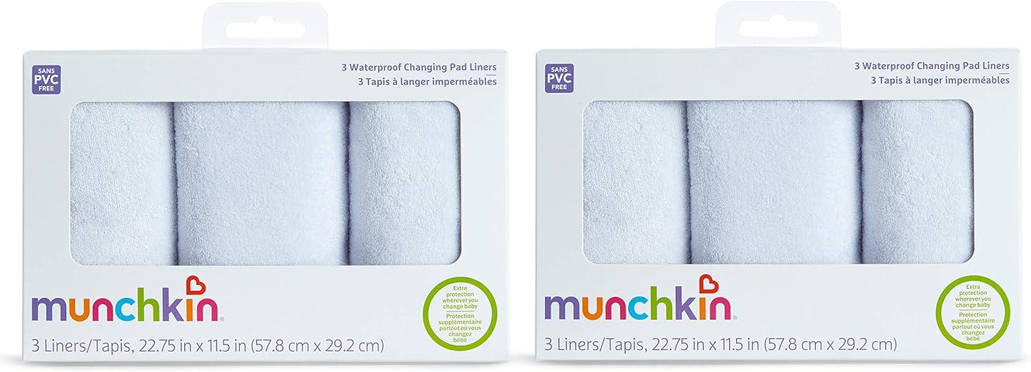 imageMunchkin Waterproof Changing Pad Liners 6 Count6 Pack