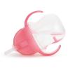 imageMunchkin Any Angle Sippy Cups for Toddlers Spill Proof Weighted Straw Cup with Transition Handles for Babies 6 Months and Up 7 Ounce 2 Pack PinkPurplePinkPurple