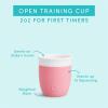 imageMunchkin Cest Silicone Open Training Cup for Babies and Toddlers 4 Months 2 Ounce MintCoral