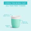 imageMunchkin Cest Silicone Open Training Cup for Babies and Toddlers 4 Months 2 Ounce MintMint