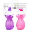 imageMunchkin Click Lock Flip Straw Toddler Sippy Cup 9 Ounce 2 Pack PinkPurple2 Count Pack of 4