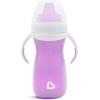 imageMunchkin GentleTM Transition Sippy Cup Bundle with Trainer Handles 10 Ounce Pink and BlueBluePurple