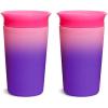 imageMunchkin Miracle 360 Sippy Cup for Toddlers Color Changes with Cold Drinks 9 Ounce BluePink