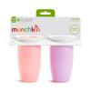 imageMunchkin Miracle 360 Toddler Sippy Cup Spill Proof 10 Ounce 2 Pack GreenBluePinkPurple