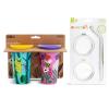 imageMunchkin Miracle 360 WildLove Sippy Cup 9 Ounce 2 Pack Polar BearOrca and 3pc Sipper and Straw Lid