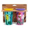 imageMunchkin Miracle 360 WildLove Sippy Cup 9 Ounce 2 Pack Polar BearOrcaBeeLemur