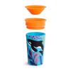 imageMunchkin Miracle 360 WildLove Sippy Cup 9 Ounce 2 Pack TigerRhino and 3pc Sipper and Straw Lid