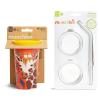 imageMunchkin Miracle 360 WildLove Sippy Cup 9 Ounce Giraffe and 3pc Sipper and Straw LidGiraffe  Sipper and Straw Lid