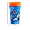 imageMunchkin Miracle 360 WildLove Sippy Cup 9 Oz Orca 1 Pack1 Count Pack of 2