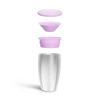 imageMunchkin Sippy Cup for Toddlers Miracle 360 Stainless Steel with Straw Cup and Open Sipper Lid Grow with Me Kit 10 Ounce BluePurple  Sipper and Straw Lid