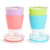 imageMunchkin Splash Open Toddler Cups with Training Lids 7 Ounce Multicolored 4 PackBlueGreenPinkPurple