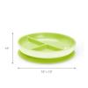 imageMunchkin Stay Put Suction Plates for Baby and Toddler 3 Divided Sections  BlueGreen