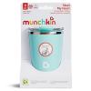 imageMunchkin Steel My Heart 2in1 Toddler Sippy Cup Tumbler with Spill Proof Simple Clean Straw and Open Sipper Lid 8 Ounce Stainless Steel TealBlue