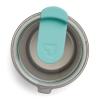 imageMunchkin Steel My Heart 2in1 Toddler Sippy Cup Tumbler with Spill Proof Simple Clean Straw and Open Sipper Lid 8 Ounce Stainless Steel TealBlue