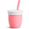 imageMunchkin Cest Silicone Open Training Cup with Straw for Babies and Toddlers 6 Months 4 Ounce 1 Pack CoralCoral