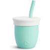 imageMunchkin Cest Silicone Open Training Cup with Straw for Babies and Toddlers 6 Months 4 Ounce 1 Pack CoralMint