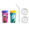 imageMunchkin Miracle 360 WildLove Sippy Cup 9 Ounce 2 Pack Polar BearOrca and 3pc Sipper and Straw Lid