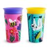 imageMunchkin Miracle 360 WildLove Sippy Cup 9 Ounce 2 Pack Polar BearOrcaBeeLemur