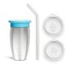 Blue + Sipper and Straw Lid