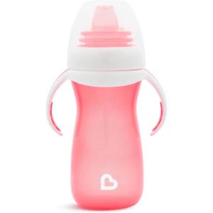 imageMunchkin GentleTM Transition Sippy Cup Bundle with Trainer Handles 10 Ounce Pink and BluePink