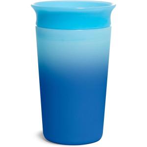 imageMunchkin Miracle 360 Sippy Cup for Toddlers Color Changes with Cold Drinks 9 Ounce BlueBlue