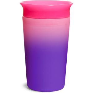 imageMunchkin Miracle 360 Sippy Cup for Toddlers Color Changes with Cold Drinks 9 Ounce BluePink