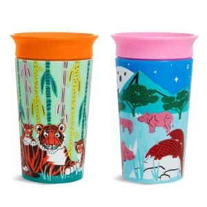 imageMunchkin Miracle 360 WildLove Sippy Cup 9 Ounce 2 Pack Polar BearOrcaTigerRhino