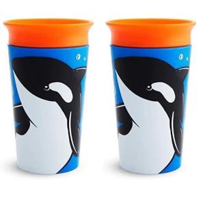 imageMunchkin Miracle 360 WildLove Sippy Cup 9 Oz Orca 1 Pack1 Count Pack of 2
