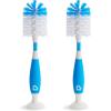 imageMunchkin Bristle Bottle Brush Grey 2 PackBlue White