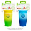 imageMunchkin Miracle 360 Sippy Cup for Toddlers Color Changes with Cold Drinks 9 Ounce 2 Pack PinkYellowBlueYellow